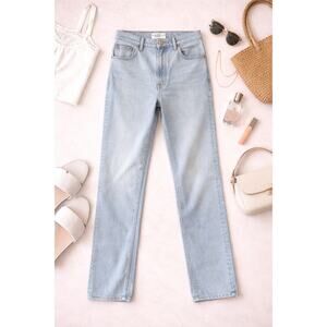 Abercrombie & Fitch Women's The Ankle Straight Ultra High Rise Jeans Blue 26/2L